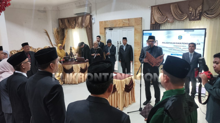 Berikut Daftar Pejabat Baru yang Dilantik Basri Rase Hari Ini