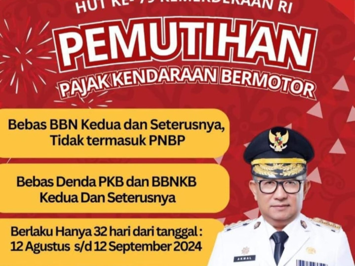Pemutihan Pajak Se-Kaltim Dimulai, Denda Telat dan Balik Nama Gratis