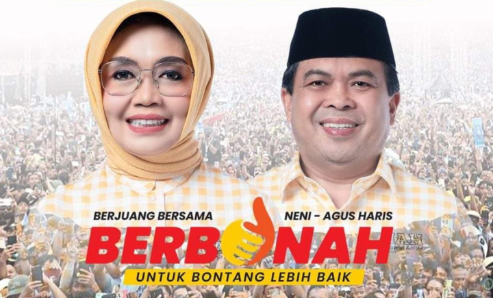 Besok, 4.800 Simpatisan Antar Neni - Agus Haris Daftar ke KPU Bontang