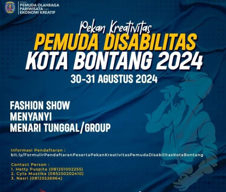 Ayo Ikuti Pekan Kreativitas Pemuda Disabilitas Kota Bontang 2024