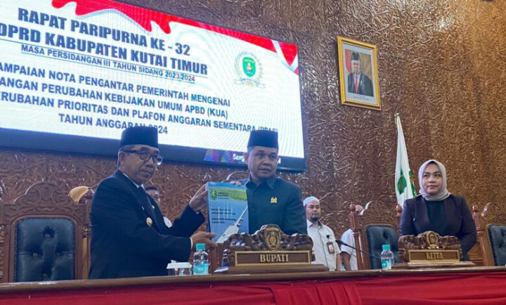 DPRD Kutim Gelar Paripurna Bahas KUA dan PPAS Anggaran Perubahan 2024