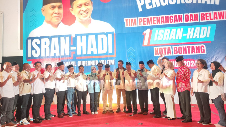 Tim Pemenangan Isran - Hadi di Bontang Resmi Dikukuhkan, Ingatkan Tak Jelekan Kandidat Lain