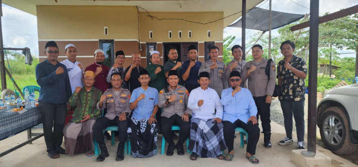 Eratkan Silaturahmi, Kapolsek Sangatta Utara Kunjungi PCNU Kutim