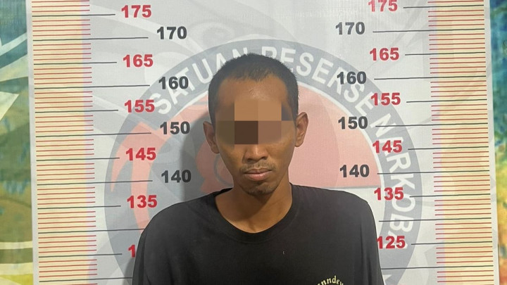 Pengedar di Bontang Lestari Dibekuk Polisi Usai Beli Sabu
