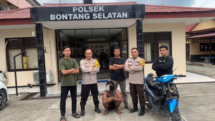 Tukang Parkir Bawa Lari Motor di Berbas Pantai; Sempat Lari ke Kutim, Ketangkap Setelah Kehabisan Bensin