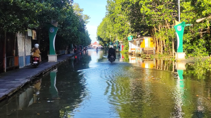 Banjir Rob Diprediksi Menggenangi Kawasan Pesisir Bontang saat Lebaran, Ini Wilayah Terdampak