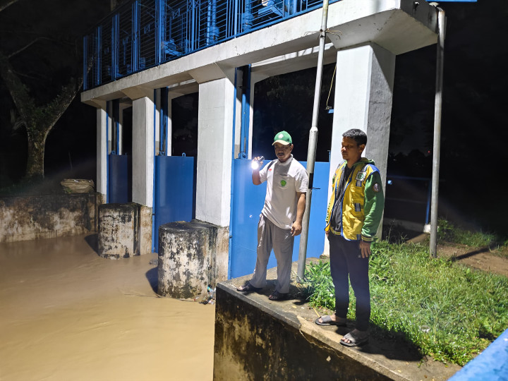 Waspada Bahaya Banjir, Sungai Bontang Mulai Meluap