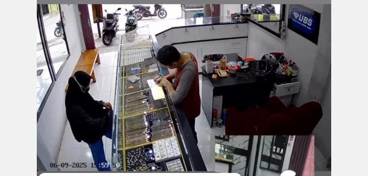 Maling Beraksi di Toko Emas Rawa Indah, Tipu Penjual dan Warga yang Nangkap dengan Emas Imitasi
