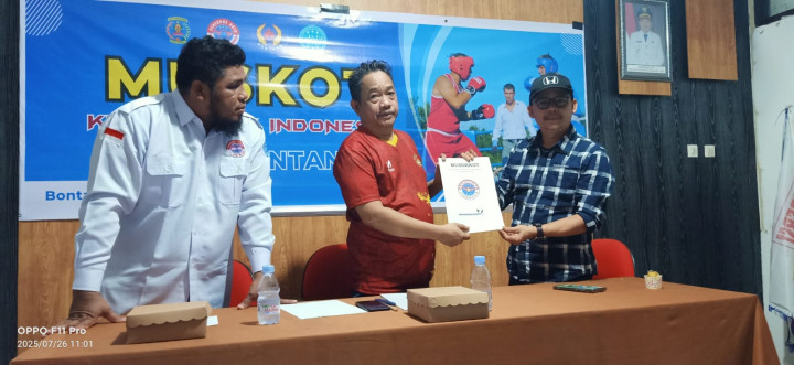 Musda Kick Boxing Bontang; Simon Bith Jabat Ketua Baru