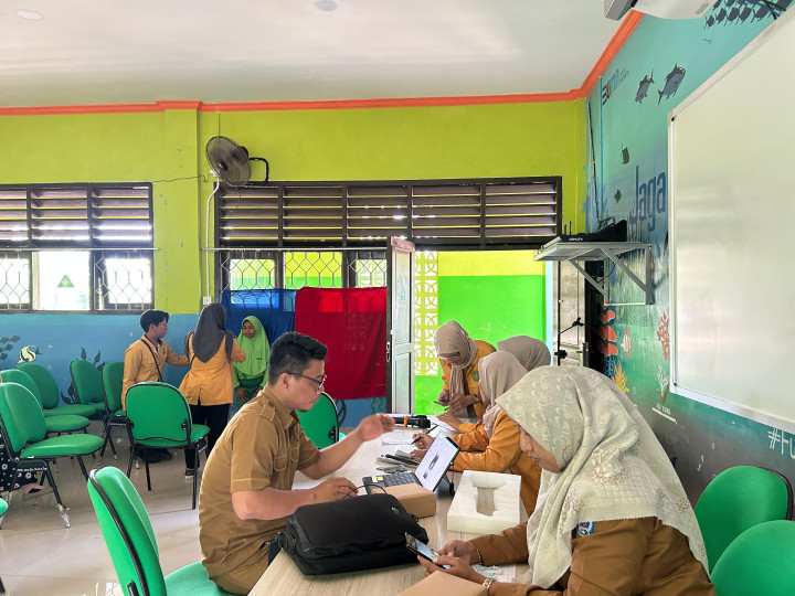 Permudah Perekaman KIA, Kecamatan BU Jemput Bola ke SDN 001 BK