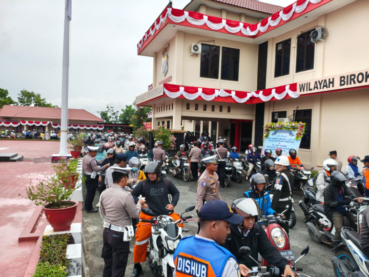 Polantas Bontang Makin Rajin Gelar Razia; 11 Hari Operasi Patuh, 359 Pengendara Ditilang