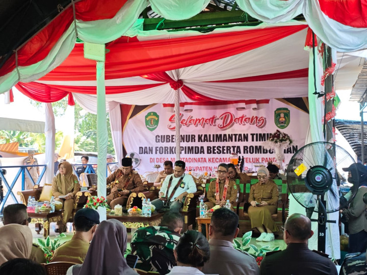 Gubernur ke Kampung Sidrap; Bontang dan Kutim Dirikan Tenda Masing-Masing