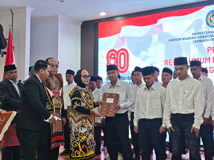 Hampir 3 Ribu Napi Lapas Bontang Terima Remisi; 9 Napi Korupsi Ikut Terima Pemotongan
