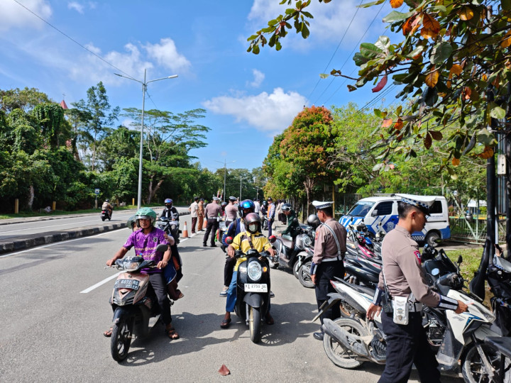 Tilang Elektronik Sudah Aktif, Polantas Bontang Tetap Razia di Jalan Raya