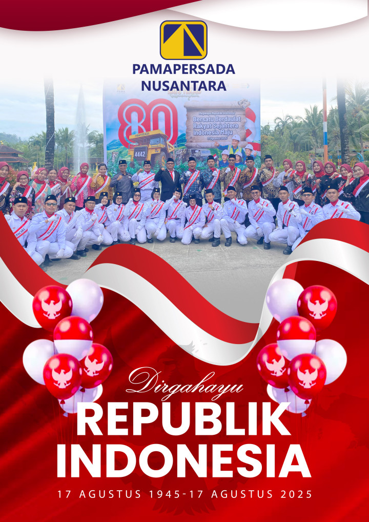 Ucapan Dirgahayu ke-80 Republik Indonesia dari PT PAMA