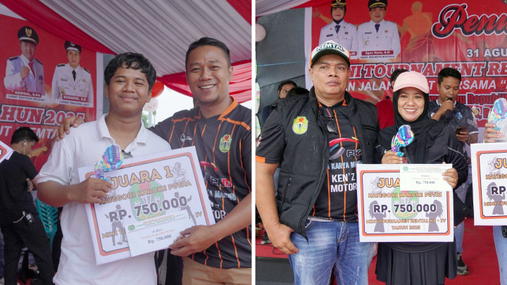 Dari Halaman Rumah ke Panggung Juara: RT 29 Sapu Bersih Lomba Karaoke se-Tanjung Laut