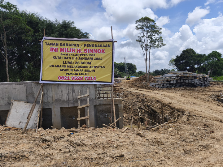 Sempat Disetop; Proyek Pembangunan Turap di Kanaan Berlanjut, Pemilik dan Pemkot Bersepakat