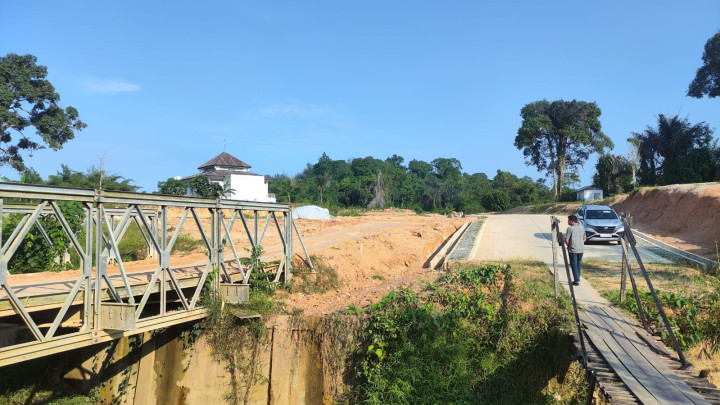 Andi Faiz Perjuangkan Anggaran Pembangunan Jembatan Guntung Rp 7 Miliar Tahun Depan