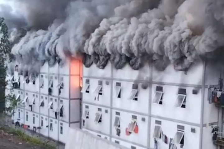 Komplek IKN Terbakar, Penghuni Dievakuasi
