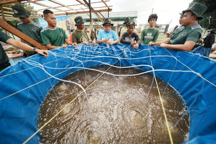 Optimalkan Sektor Budidaya Perikanan, Pupuk Kaltim Kenalkan Sistem Bioflok ke Nelayan Bontang