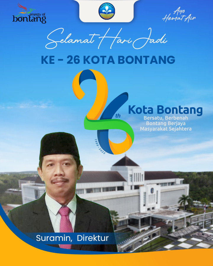 PDAM Tirta Taman Mengucapkan Dirgahayu ke-26 Kota Bontang