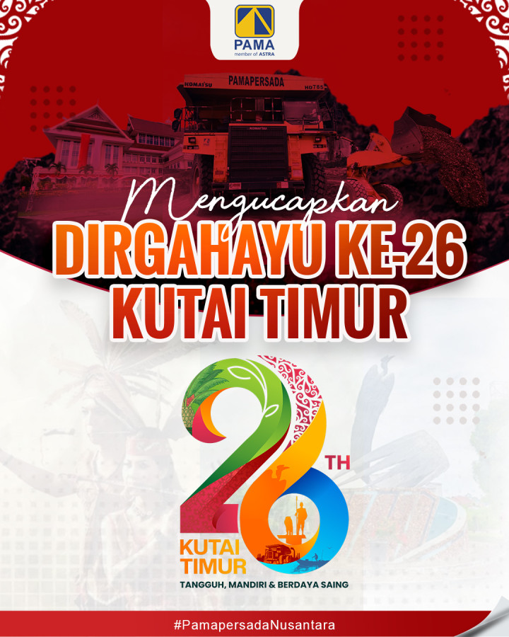 PT PAMA Mengucapkan Dirgahayu ke-26 Kutai Timur