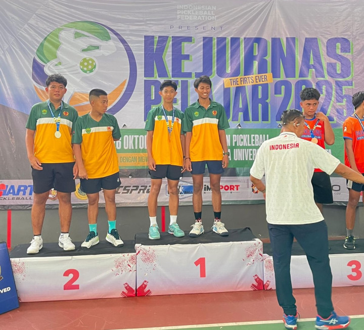 Tim Atlet Pickleball Kaltim Sabet 5 Emas, 3 Perak, dan 2 Perunggu di Kejurnas Pelajar 2025