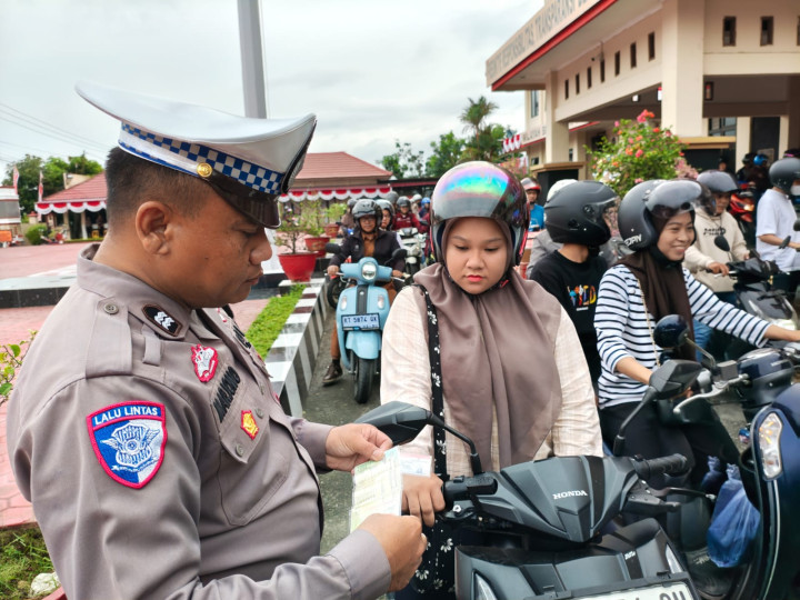 10 Hari Operasi Zebra, Polantas Bontang Tilang 303 Pengendara