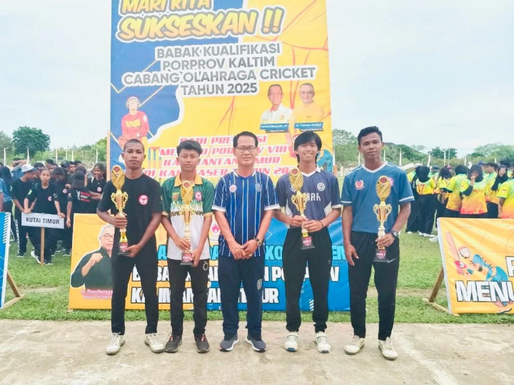 Babak Kualifikasi Porprov Kaltim 2025 Cabor Cricket Resmi Ditutup, Bontang Bawa Pulang Tiga Perunggu