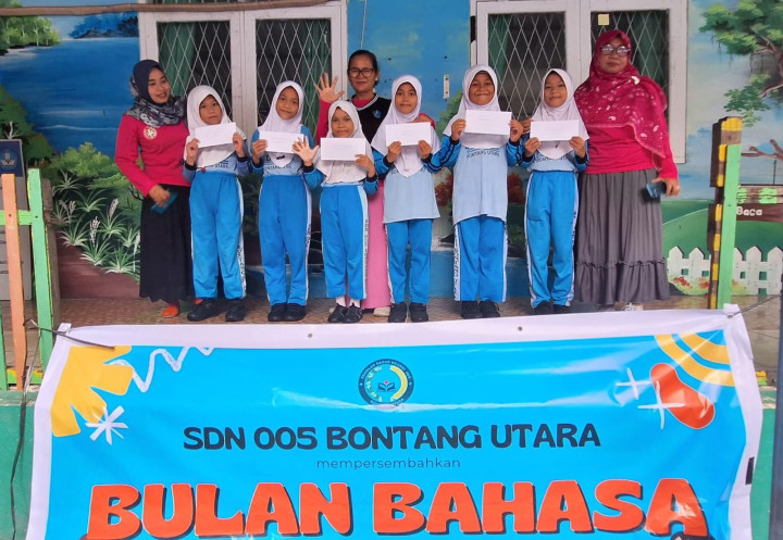 Bulan Bahasa dan Porseni Digelar dengan Lomba Literasi di SD 005 BU; Asah Kreasi dan Wawasan