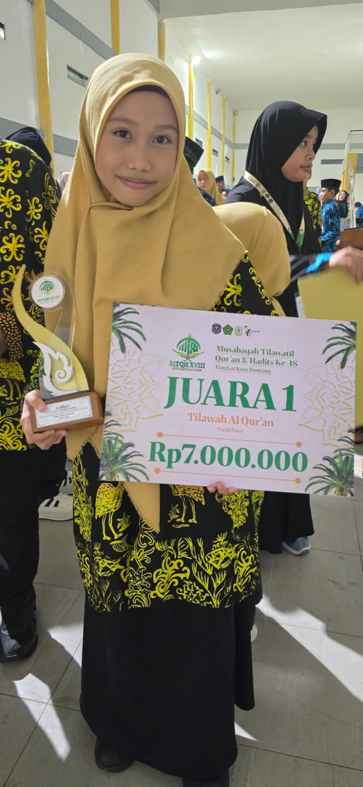 Disdikbud Apresiasi Pelajar SDN 006 Bontang Selatan Raih Juara 1 di MTQ; Bisa Jadi Teladan Siswa Lain