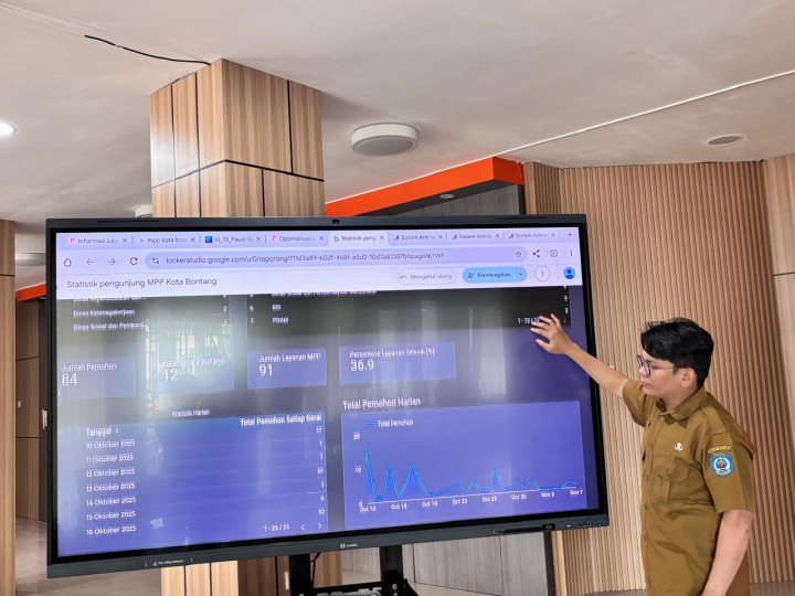 DPM-PTSP Terapkan Inovasi Antrean Berbasis Digital di MPP; Layanan Lebih Memudahkan dan Cepat