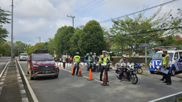 Hari Ketiga Operasi Zebra Mahakam di Bontang; Sudah 50 Pengendara Terjaring Razia