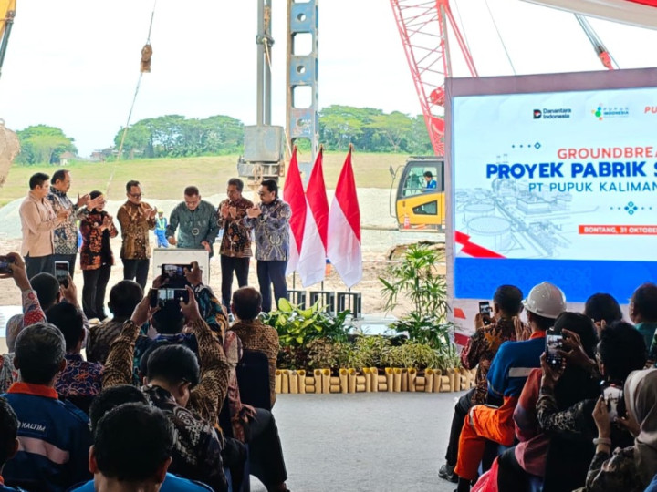 Pembangunan Pabrik Soda Ash di Bontang Dimulai, Terget Beroperasi 2028