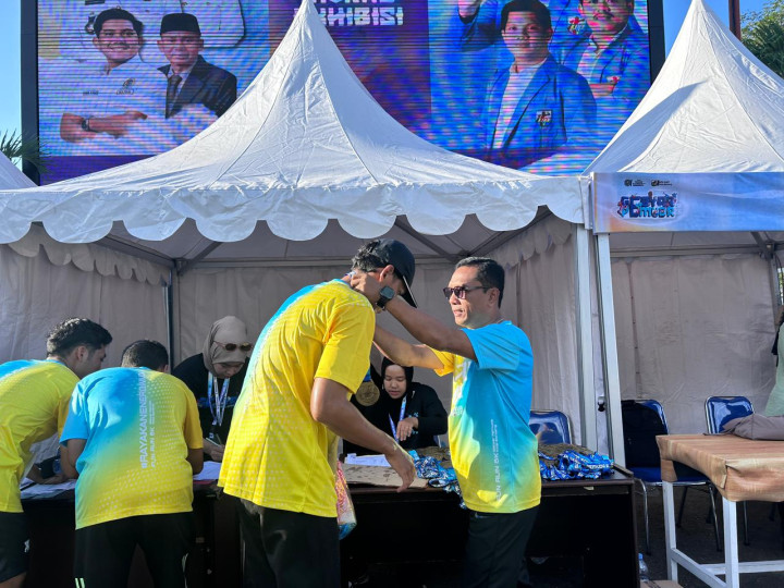 Semarak Gebyar Pemuda, Dispopar Gelar Run 5K, Ratusan Peserta Ramaikan Semangat Sumpah Pemuda