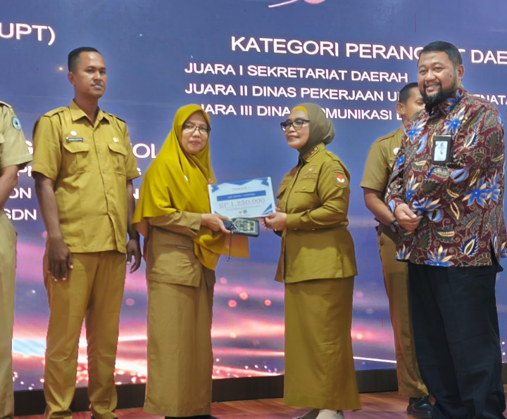 SMP Negeri 7 Bontang Juara 1 Penerapan Srikandi; Saparudin : Bukti Sekolah Juga Tertib Administrasi