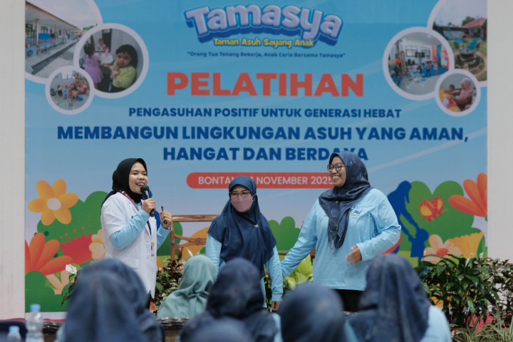 Dukung Program Taman Asuh Sayang Anak, Pupuk Kaltim Berkolaborasi dengan DPA3AKB Bekali Pengasuh TPA