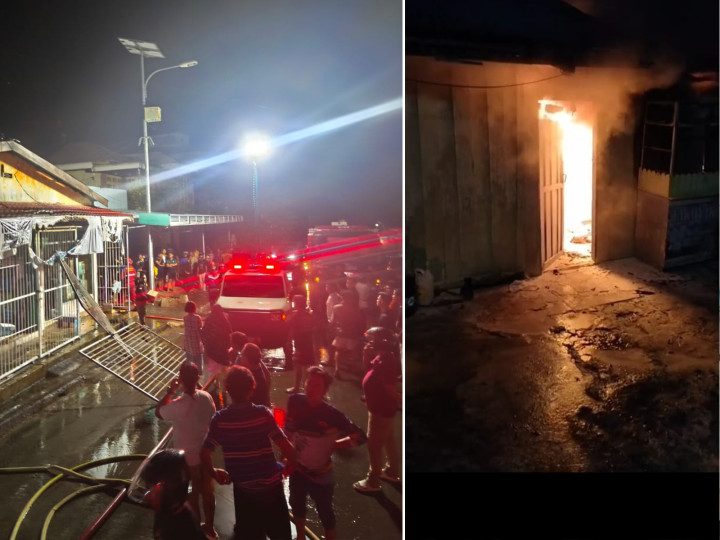 Kebakaran di Belakang Warung Gorengan Bastino Berbas, 6 Armada Dikerahkan