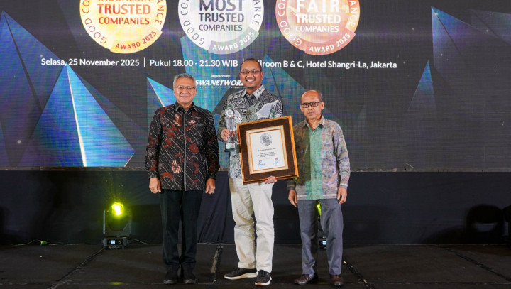 Pupuk Kaltim Raih Predikat 'The Most Trusted Company' Kedelapan Kalinya di Ajang CGPI 2025