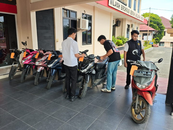 3 Maling Motor di Bontang Beraksi di 9 TKP, Hasilnya Dipakai Judol dan Narkoba