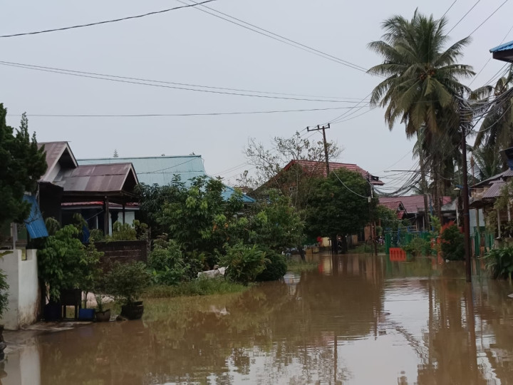Akibat Hujan Lebat, 5 RT di Guntung Juga Terendam Banjir