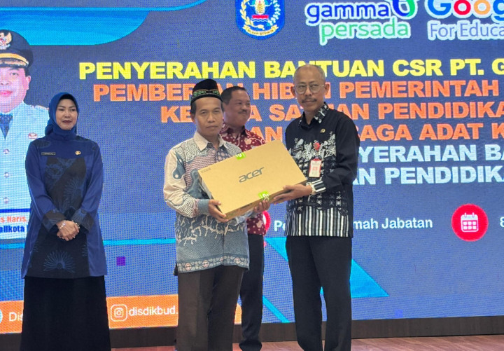 Disdikbud Bontang Terima Bantuan Fasilitas Pendidikan dari PT Gamma Persada, Pemkot Salurkan Hibah ke Sekolah