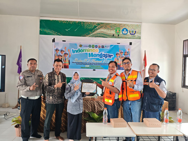 Peringati Bulan K3 Indominco Edukasi Siswa Cintai Lingkungan, Jauhi Narkoba, dan Tertib Berlalulintas