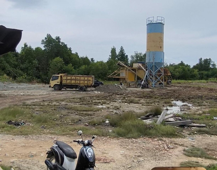 Proyek Batching Plant di Tanjung Laut Indah Belum Kantongi Izin Lingkungan