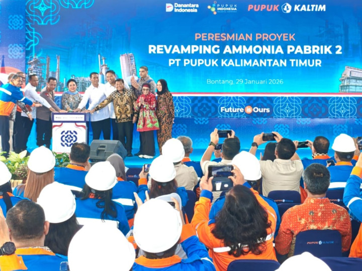Revamping Pabrik 2 Diresmikan, Pupuk Kaltim Tekan Emisi dan Perkuat Swasembada Pangan 2026