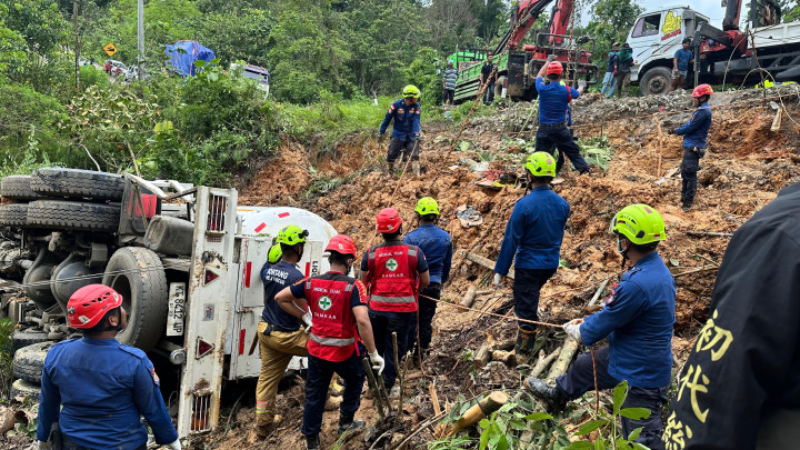 Supir Truk Samator yang Sebabkan Kecelakaan Beruntun dan Korban Jiwa Ditahan, Terancam 6 Tahun Penjara