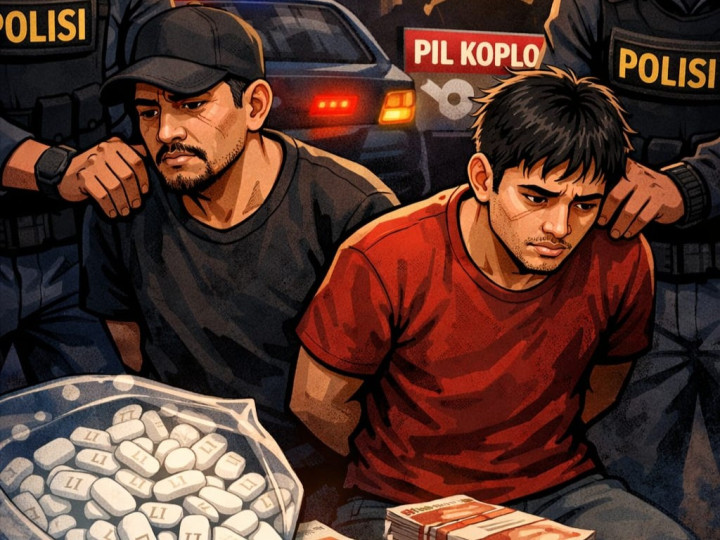 2 Warga Guntung Ketahuan Jual Pil Koplo di Bulan Ramadhan