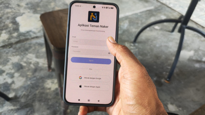 Aplikasi Lowongan Kerja Teman Naker Bontang Susah Diakses; Kadis : Sabar, Masih Uji Coba