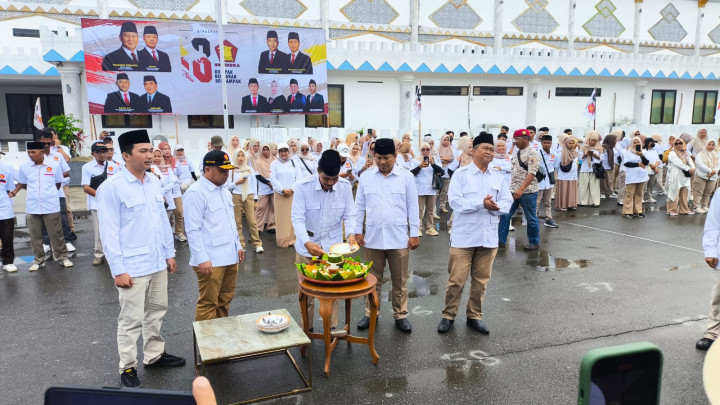 Gerindra Bontang Rayakan HUT ke-18 dengan Apel, Donor Darah, dan Pembagian 300 Sembako 