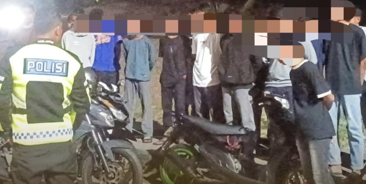 Hari Pertama Puasa; Polantas Bontang Tindak 5 Pembalap Liar, Motor Ditahan Sampai Lebaran